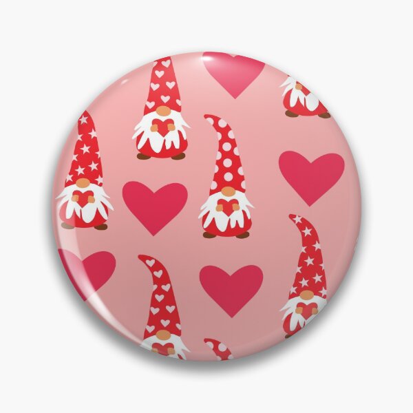 Item preview, Red Valentine Gnomes holding hearts pattern  designed and sold by Yasminepatterns .