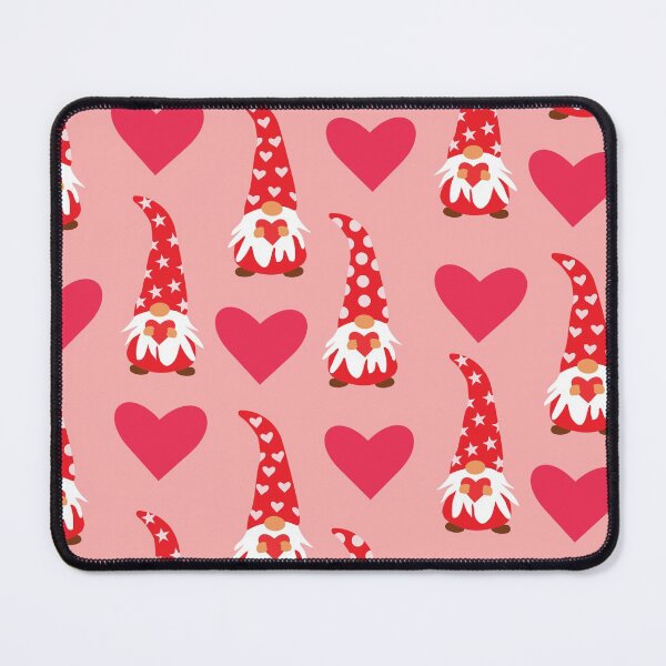 Item preview, Red Valentine Gnomes holding hearts pattern designed and sold by Yasminepatterns .