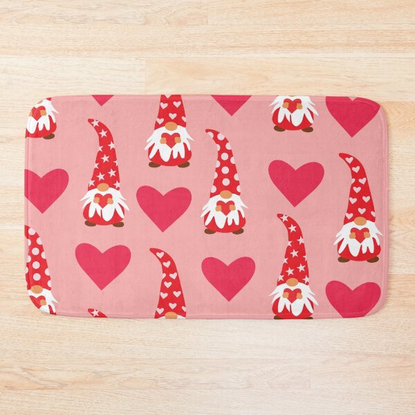 Item preview, Red Valentine Gnomes holding hearts pattern  designed and sold by Yasminepatterns .