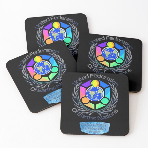 Item preview, United Federation of Earth The Year we unite to save Earth  New Year resolutions to Change your Nature Black edition  designed and sold by SpArtk.