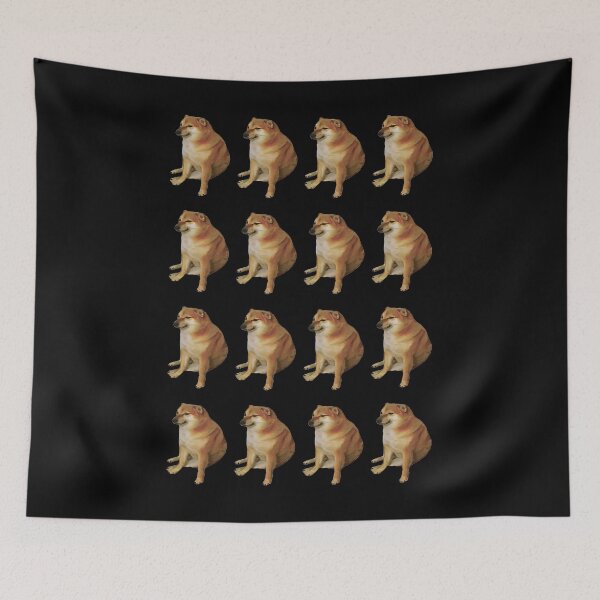 Item preview, Cheems Meme designed and sold by Kenriffeyoi.