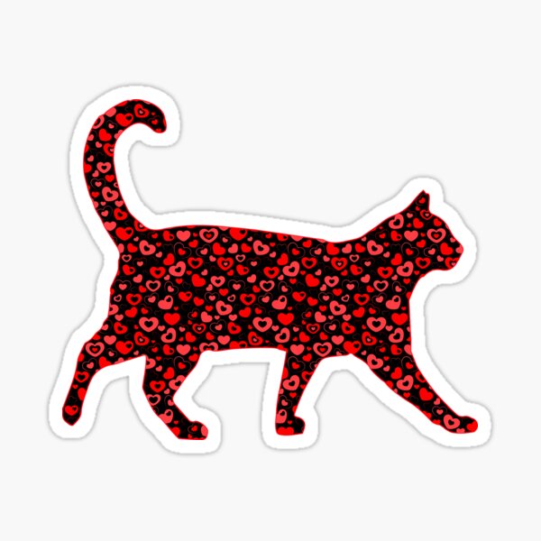 Item preview, Valentine Cat designed and sold by SwnCreations.