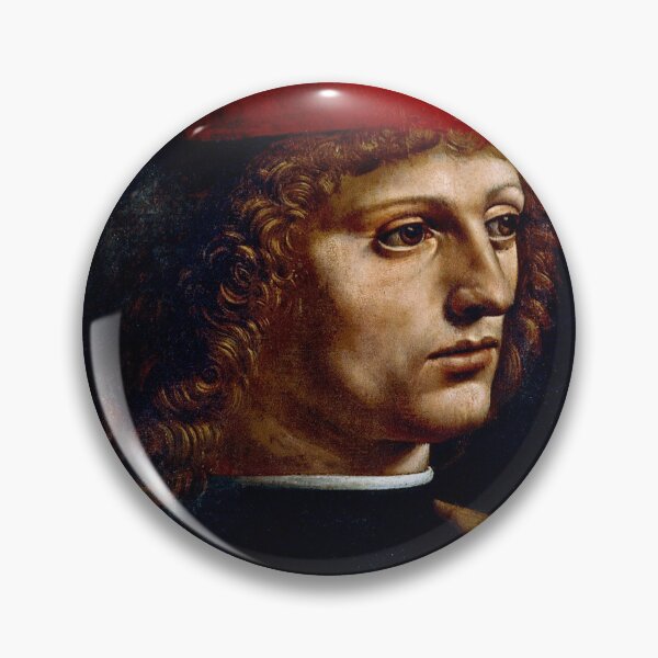 Item preview, The Portrait of a Musician by Leonardo da Vinci - Great Arts designed and sold by InHerits.