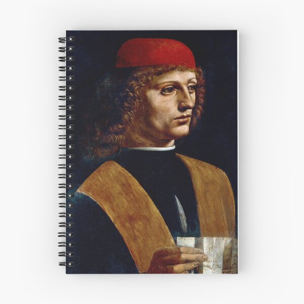 Item preview, The Portrait of a Musician by Leonardo da Vinci - Great Arts designed and sold by InHerits.