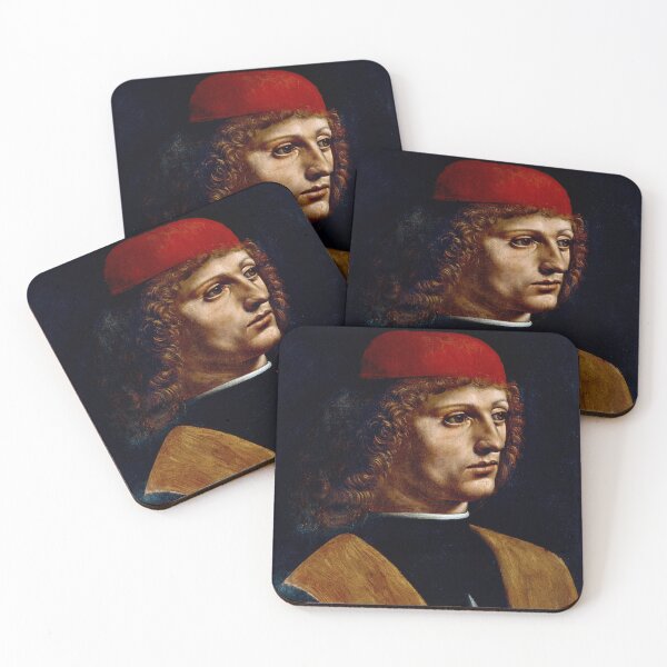 Item preview, The Portrait of a Musician by Leonardo da Vinci - Great Arts designed and sold by InHerits.