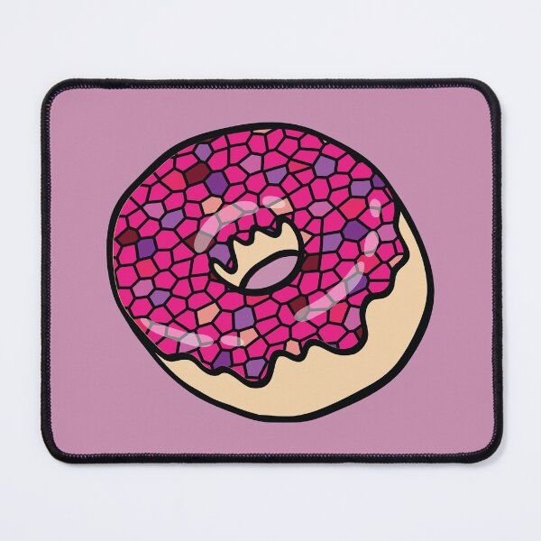 Item preview, Mosaic pattern in a strawberry donut designed and sold by Donutlovers.