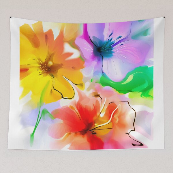 Item preview, Bunch of flowers. Watercolor designed and sold by Teni.