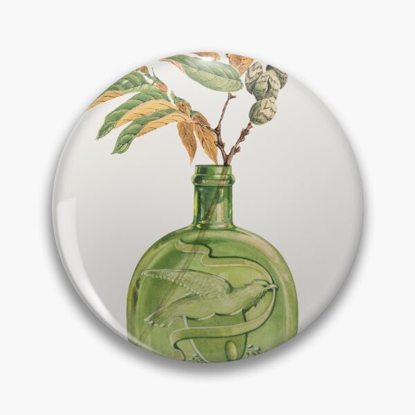 Item preview, Shea tree branch in a vintage whiskey bottle vase designed and sold by Vintagrafica.