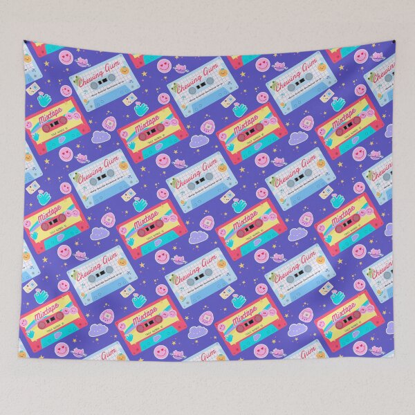 Item preview, Kawaii Seamless Pattern Leggings, Cute Kawaii Retro Stickers Graphic designed and sold by GO SHIRT-TEE.