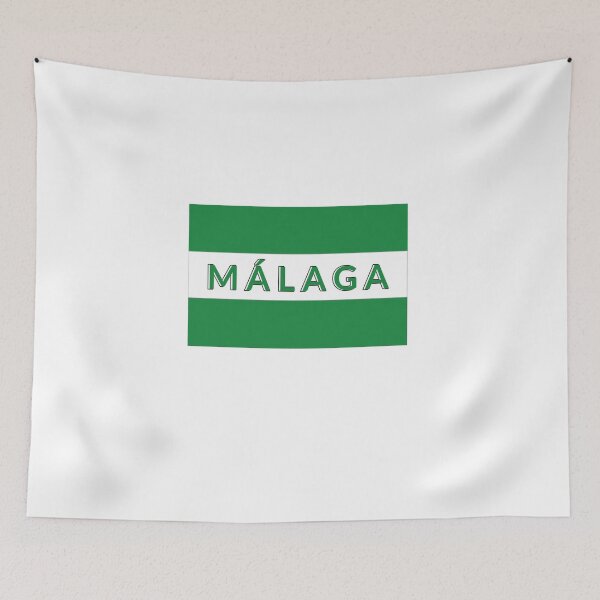 Item preview, ANDALUCIA - SPAIN - MÁLAGA - FLAG - FLAG MÁLAGA - ICON ANDALUSIA  designed and sold by Tropical Blood.