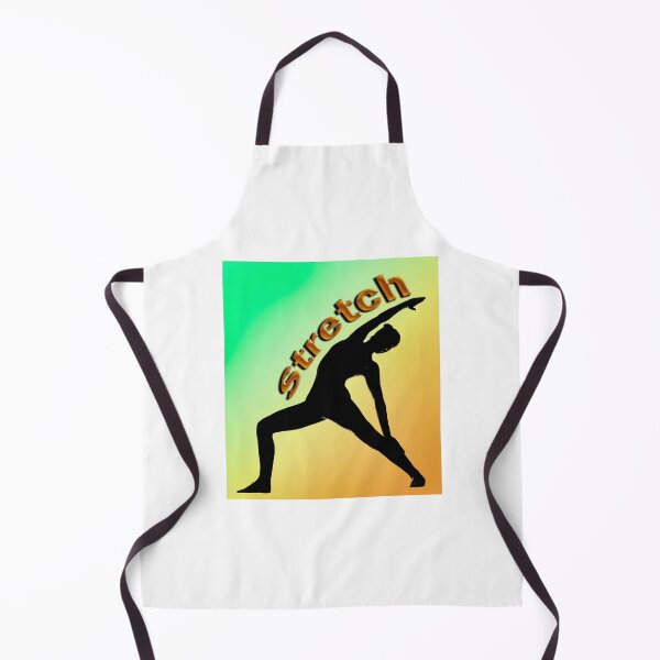 Item preview, Yoga Poses -  Green and Yellow Background Stretch designed and sold by SadSacDesigns.