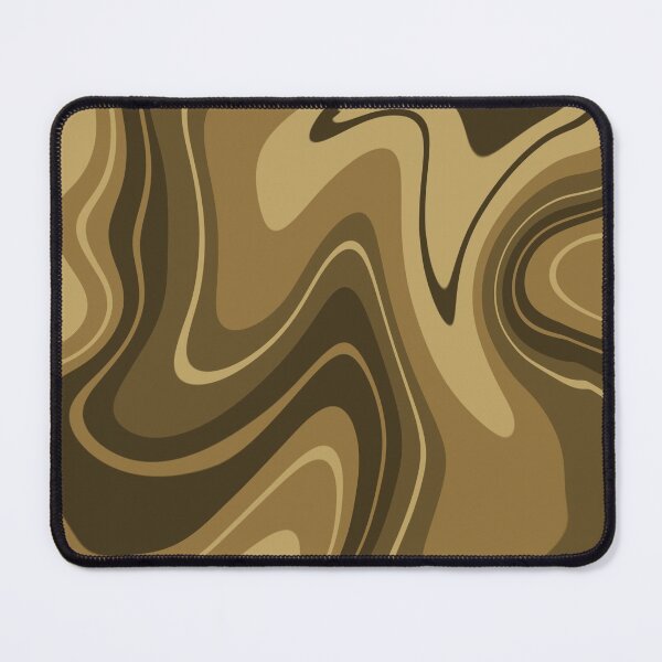 Item preview, Abstract Swirl Coffee Wave Pattern ( Dark ) designed and sold by hannahvira.