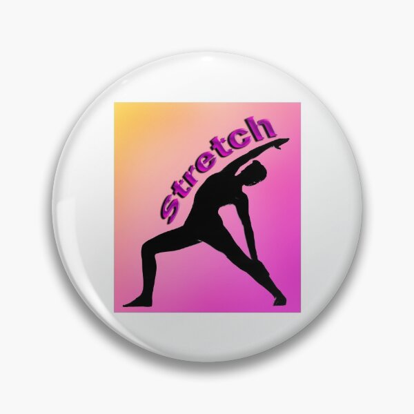 Item preview, Yoga Poses -  Peach and Pink Background Stretch designed and sold by SadSacDesigns.
