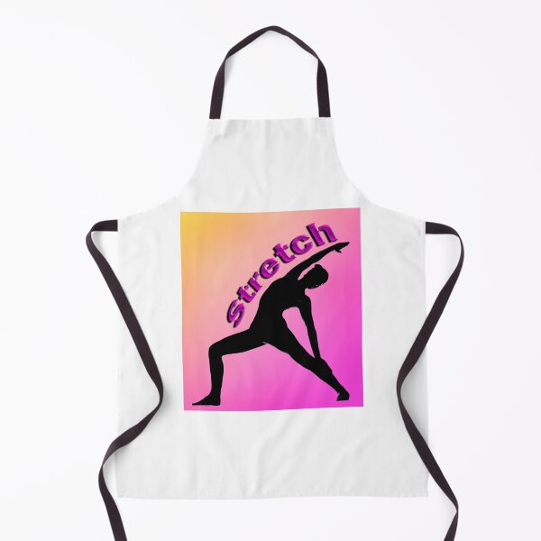 Item preview, Yoga Poses - Peach and Pink Background Stretch designed and sold by SadSacDesigns.