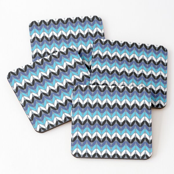 Item preview, Knitting Blue, White and Black designed and sold by Pavnud.