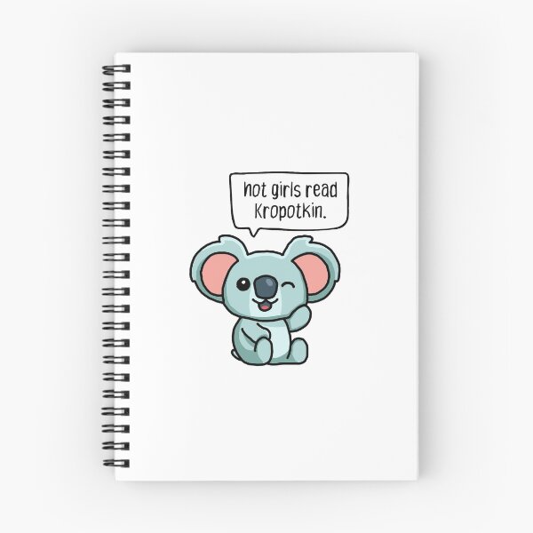 Item preview, hot girls read Kropotkin. anarchist koala. designed and sold by cute anarchist animals.