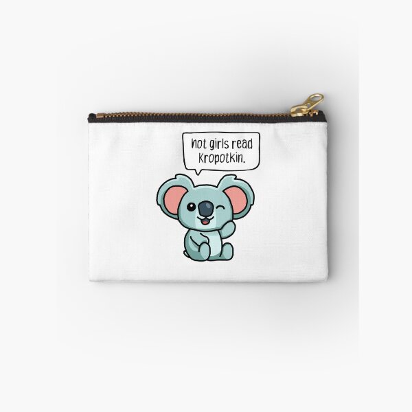 Item preview, hot girls read Kropotkin. anarchist koala. designed and sold by cute anarchist animals.