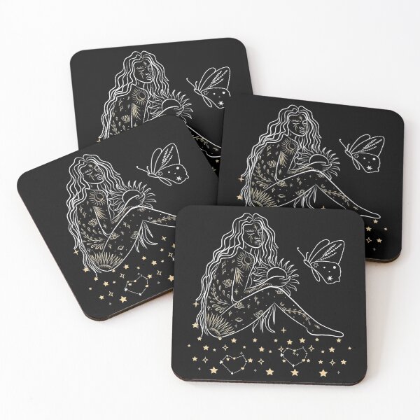 Item preview, Celestial Mystical Woman, Celestial, Witchy Moon Goddess  designed and sold by Airmilly Store.