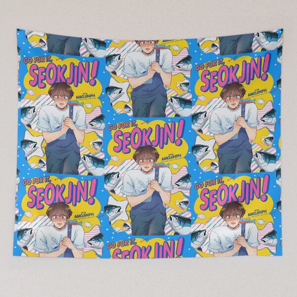 Artikelvorschau, Super Thunfisch Go for it Seokjin Super Thunfisch T-Shirt entworfen und verkauft von juracity.