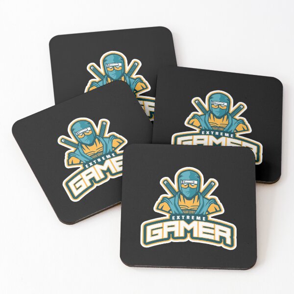 Item preview, Extreme Gamer with Ninja Warrior and two Katanas designed and sold by PRIVARSHU.