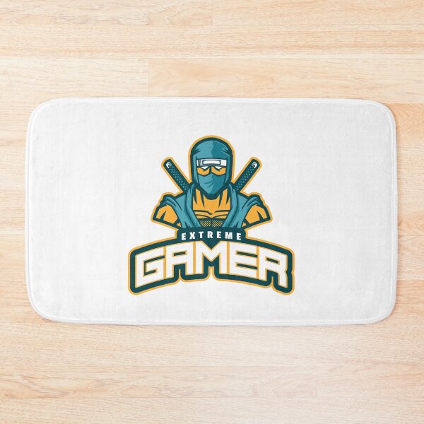 Item preview, Extreme Gamer with Ninja Warrior and two Katanas designed and sold by PRIVARSHU.