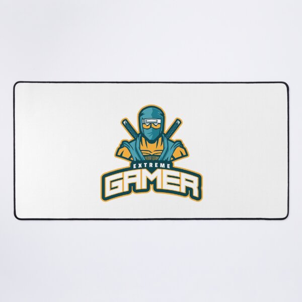 Item preview, Extreme Gamer with Ninja Warrior and two Katanas designed and sold by PRIVARSHU.