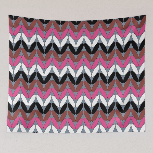 Item preview, Knitting Red,  Pink, White and Black designed and sold by Pavnud.