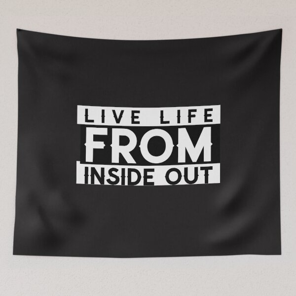 Item preview, Live Life From Inside Out designed and sold by Salimah Haji.