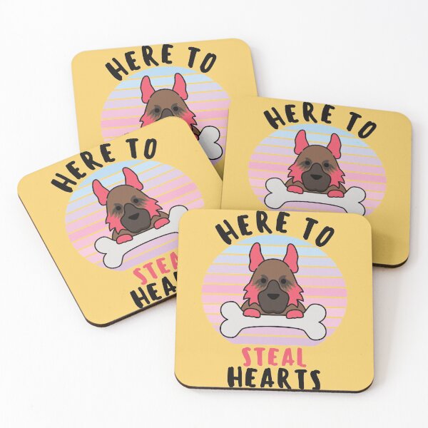 Item preview, Here To Steal Hearts Dog designed and sold by Yanbus.