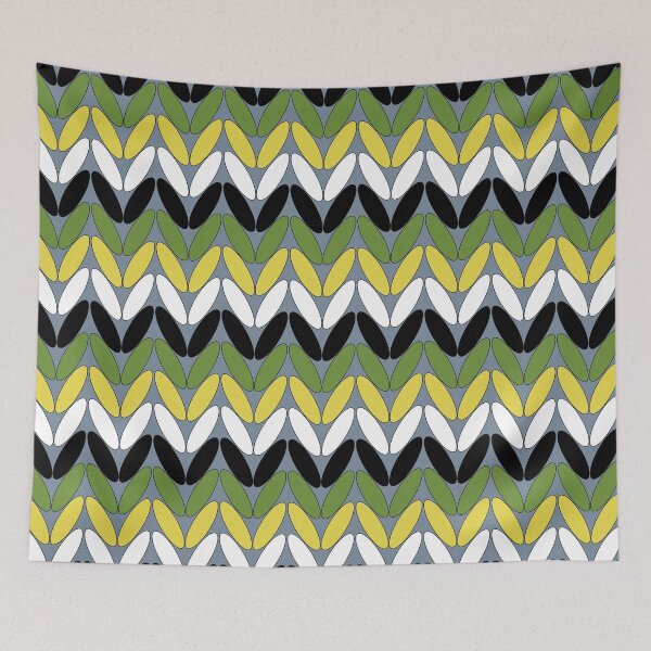 Item preview, Knitting Green,  Yellow, White and Black designed and sold by Pavnud.
