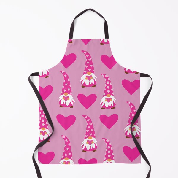 Item preview,  Pink  valentine  gnomes  holding hearts pattern  designed and sold by Yasminepatterns .