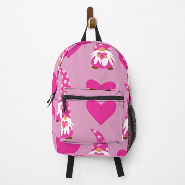Item preview, Pink valentine gnomes holding hearts pattern designed and sold by Yasminepatterns .