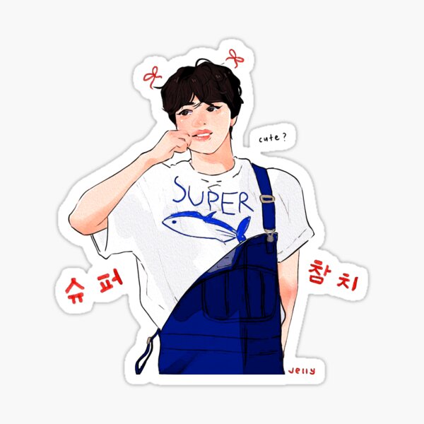 Artikel-Vorschau von Super Thunfisch Jin T-Shirt - Kim Seokjin, designt und verkauft von juracity.