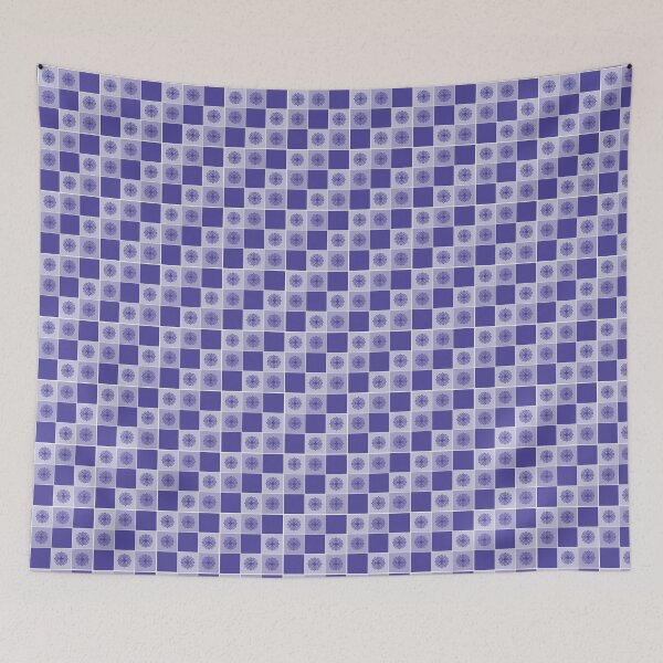 Item preview, Vintage tile pattern in Very Peri Purple designed and sold by Ninaeva.