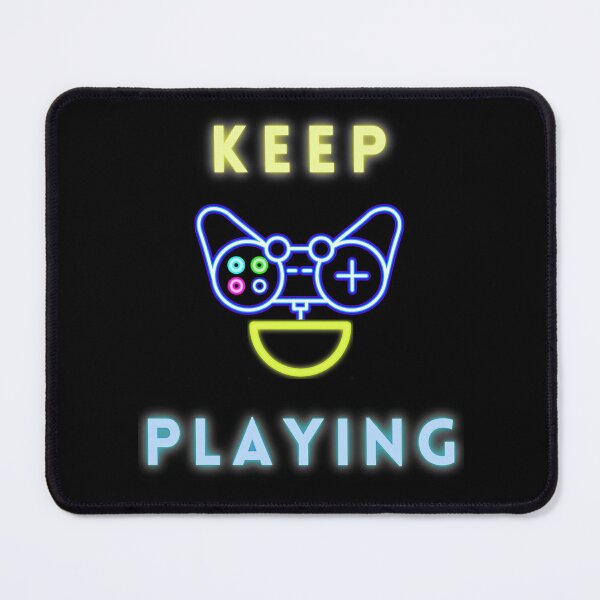 Item preview, Keep Playing Neon Gamer Design designed and sold by INSOMNIAC101.