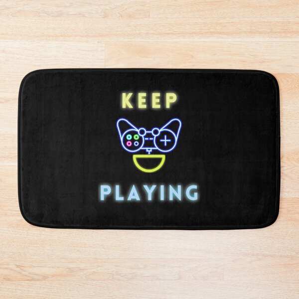 Item preview, Keep Playing Neon Gamer Design designed and sold by INSOMNIAC101.