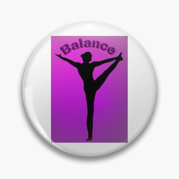 Item preview, Yoga Poses - Purple Background Balance designed and sold by SadSacDesigns.