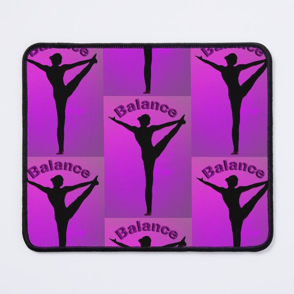 Item preview, Yoga Poses - Purple Background Balance designed and sold by SadSacDesigns.