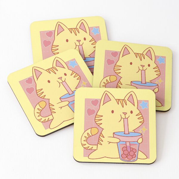Item preview, Boba Tea Cat designed and sold by machmigo.