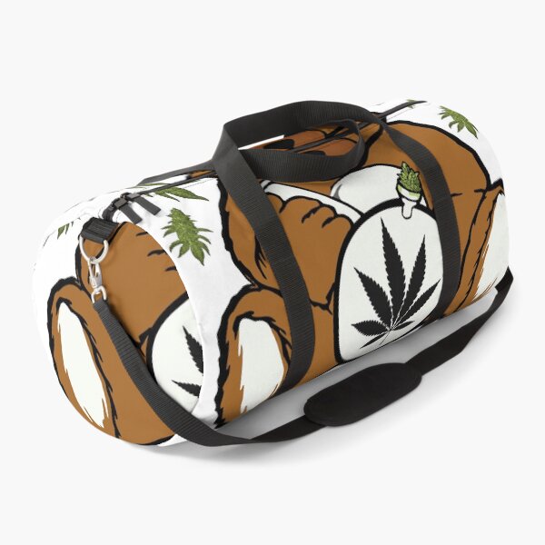 Item preview, Smoking Bear Bong Stoned Label Design designed and sold by DabGraphic.