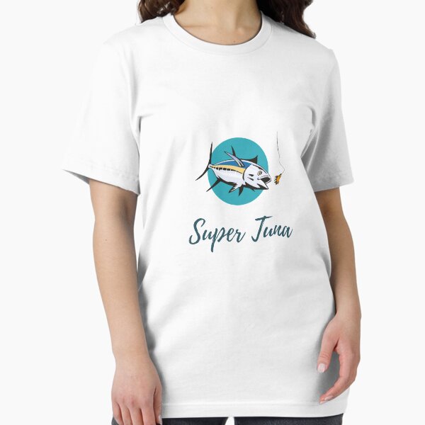Artikel-Vorschau von Super Thunfisch T-Shirt - SuperTuna Jin Essential, designt und verkauft von juracity.