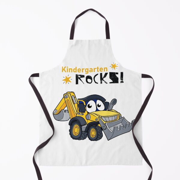 Item preview, Kindergarten rocks, cartoon digger,1st day of kindergarten, school starter, colorful kids tee designed and sold by allycat57.
