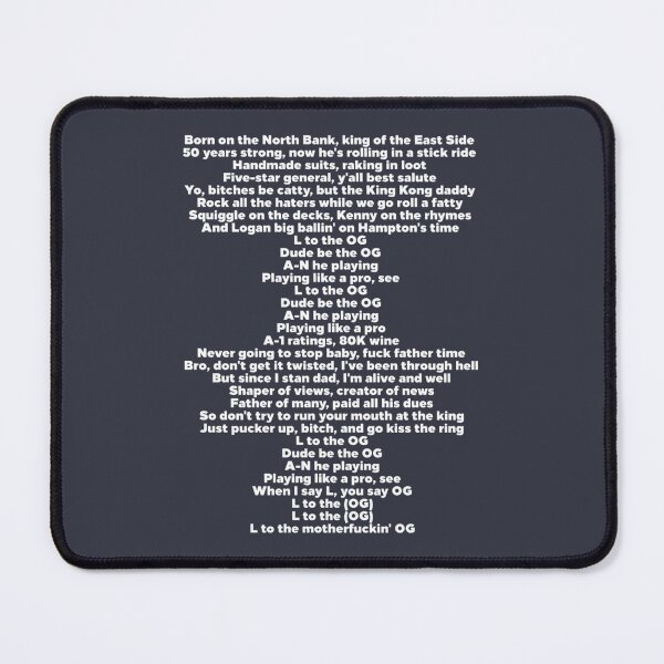 Item preview, L to the OG lyrics  Premium  designed and sold by TVTeesStore.