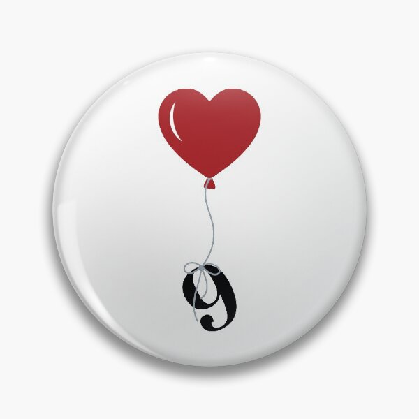 Artikelvorschau, Roter Herzballon mit schwarzer Nummer 9 Neunte Valentinstag Numeric Neun entworfen und verkauft von KateBilous.