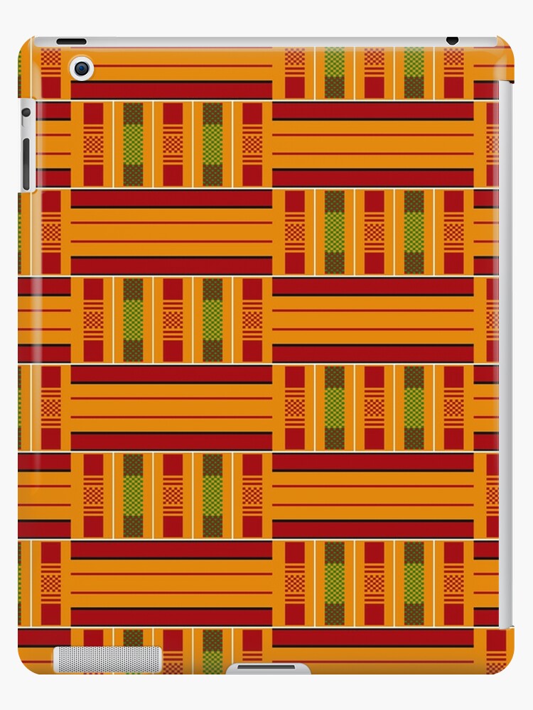 Kente Cloth African Ashanti Ethnic Pattern  iPad Case & Skin for
