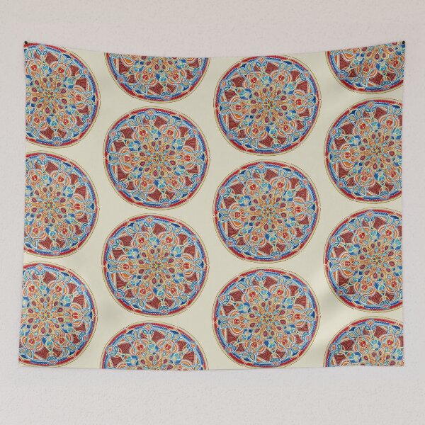 Item preview, Hand drawn mandala, psychedelic designed and sold by mandalamundo.