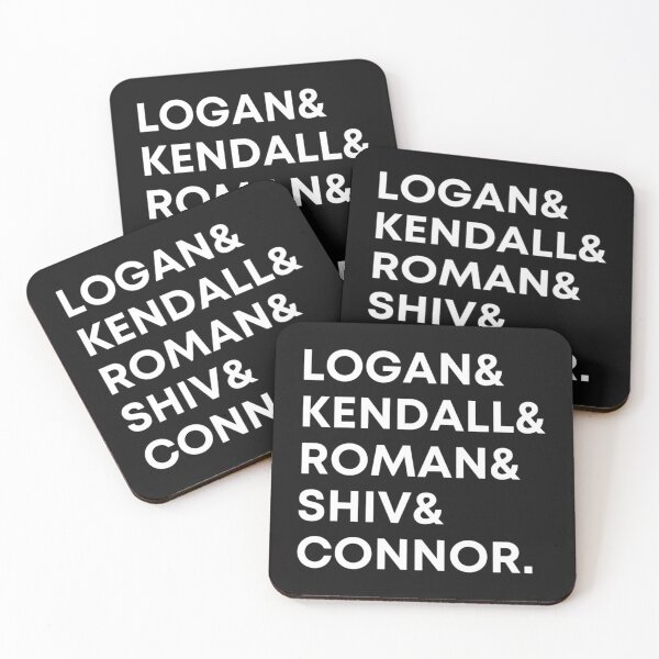 Item preview, Succession - Logan and Kendall and Roman and Shiv and Connor designed and sold by TVTeesStore.