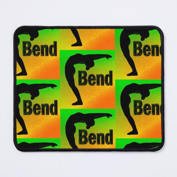 Item preview, Yoga Poses - Green and Orange Background Back Bend designed and sold by SadSacDesigns.