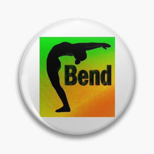Item preview, Yoga Poses - Green and Orange Background Back Bend designed and sold by SadSacDesigns.