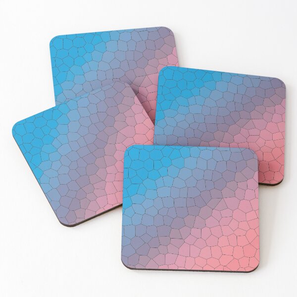 Item preview, Blue and Pink Mosaic Gradient designed and sold by Pavnud.